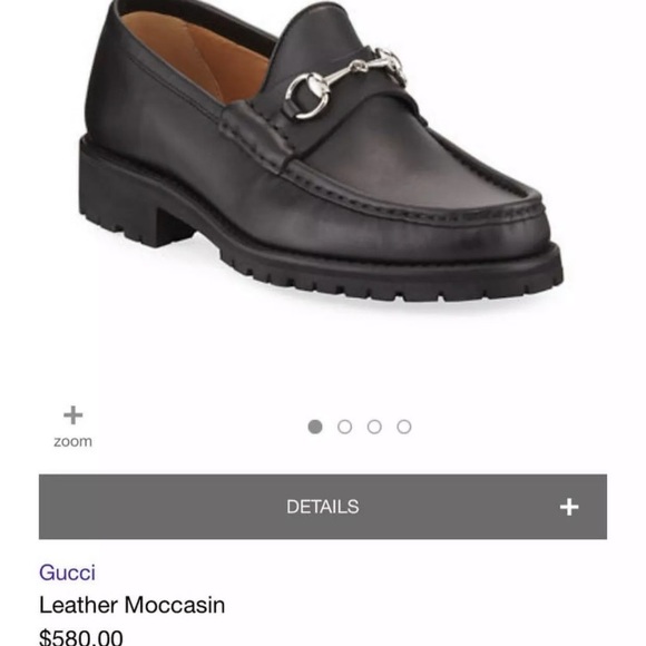 Gucci Shoes - GUCCI Horsebit black loafer shoes moccasin size 6